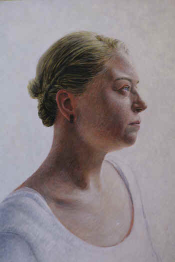 Louise Gammlemark, Tempera on panel   Declan Boyle